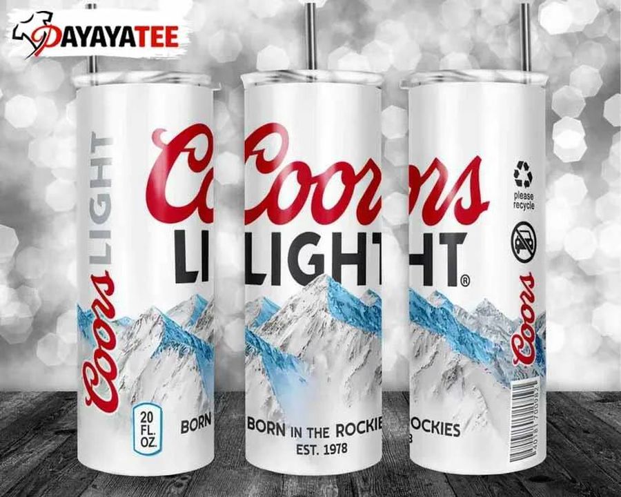 Coors Light Beer Tumbler Beer Day Gift Party