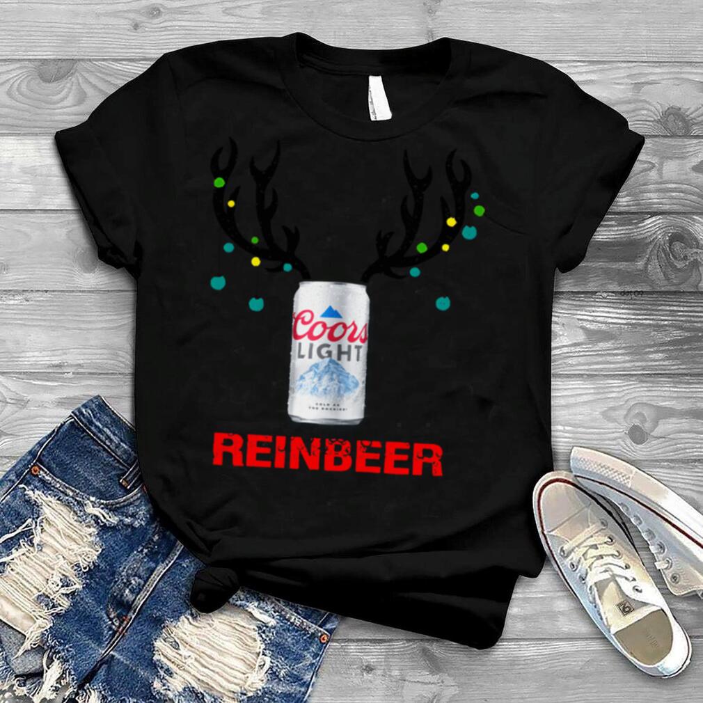 Coors Light Reinbeer Funny Beer Reindeer Christmas shirt