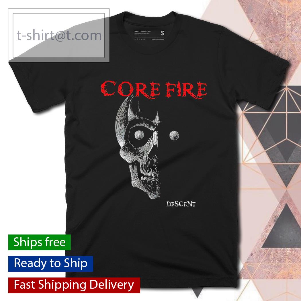 CoreFire Descent album cover for shirt