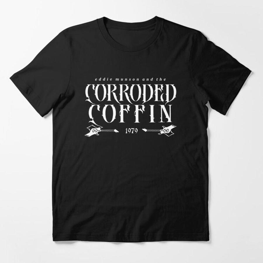 Corroded coffin Eddie Munson 86 baby tour shirt