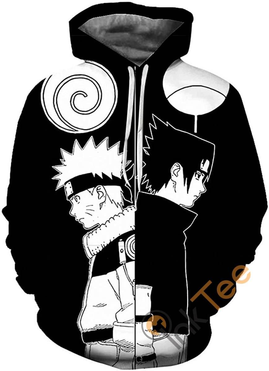 Cosplay Naruto Print Pullover With Front Pocket Sku60 Hoodie 3D