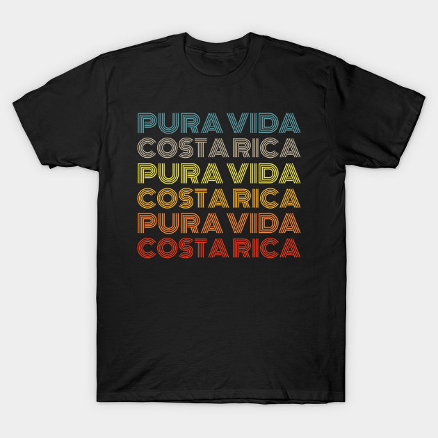 Costa Rica Pura Vida T-shirt, Hoodie, SweatShirt, Long Sleeve