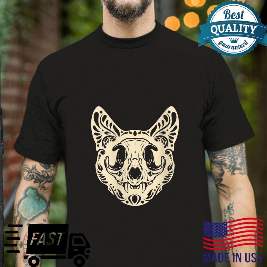 cottagecore cat skull grunge goth’s’s Shirt