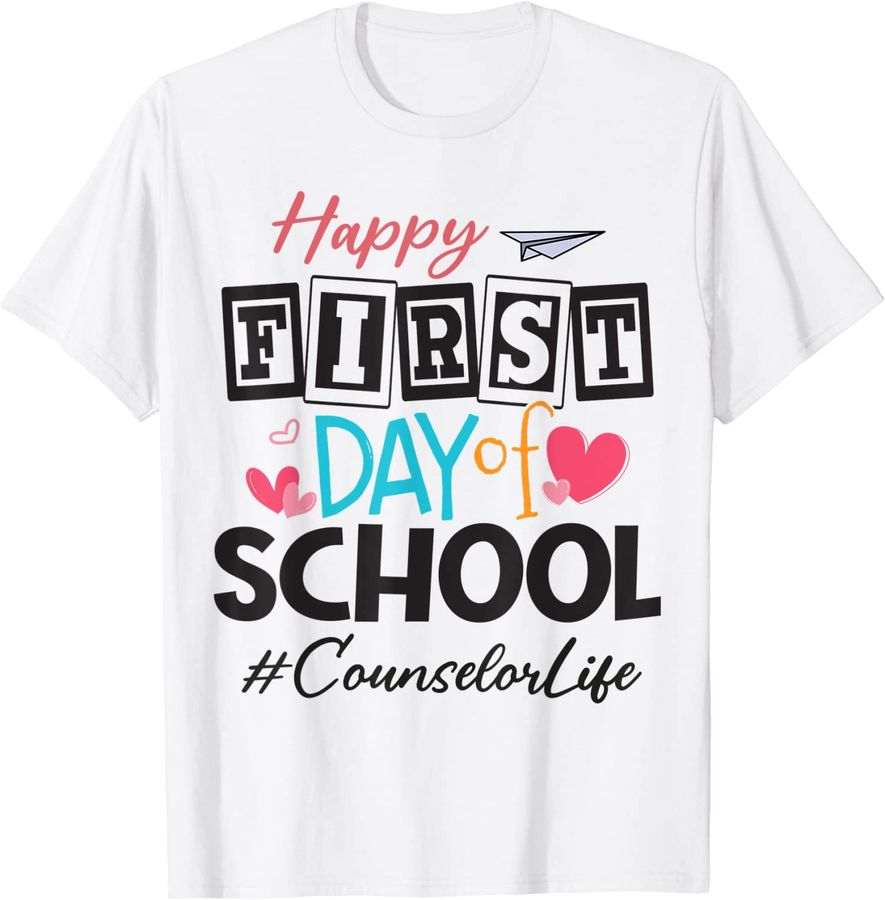 Counselor Happy First Day Of School Women Back To School