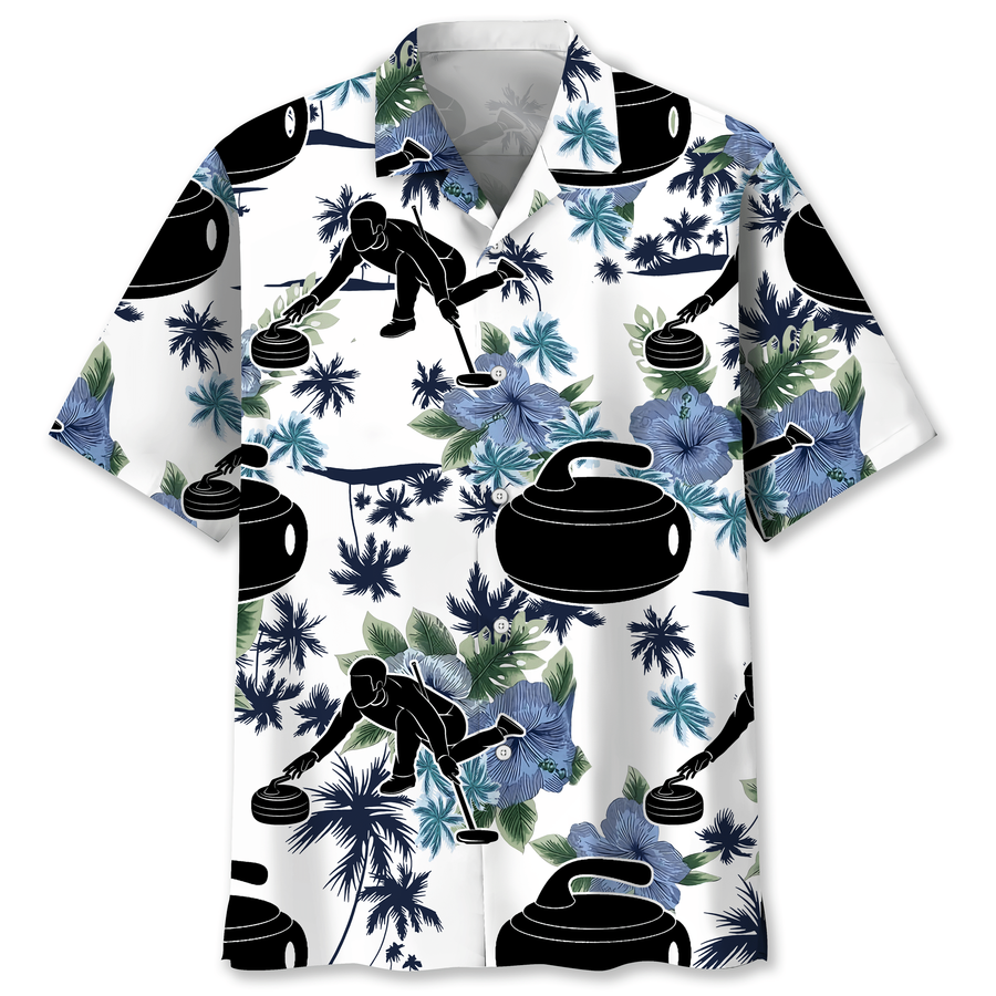 Curling White Nature Hawaiian Shirt.png