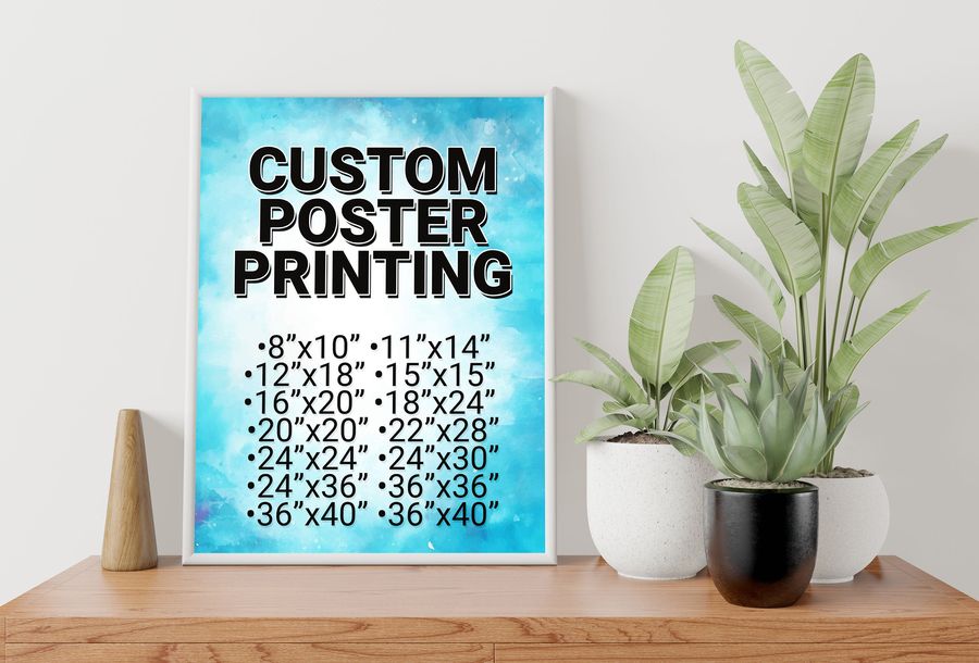 Custom Poster Printing, Custom Print Poster, Trade Show Poster, Store Poster, Family Photo Poster, Wedding Poster, Movie Poster Anime Poster-5