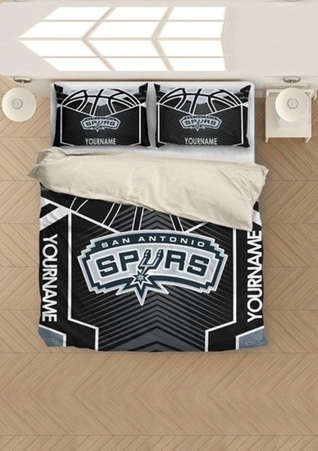 Customize San Antonio Spurs Bedding Sets Duvet Cover Bedroom, Quilt