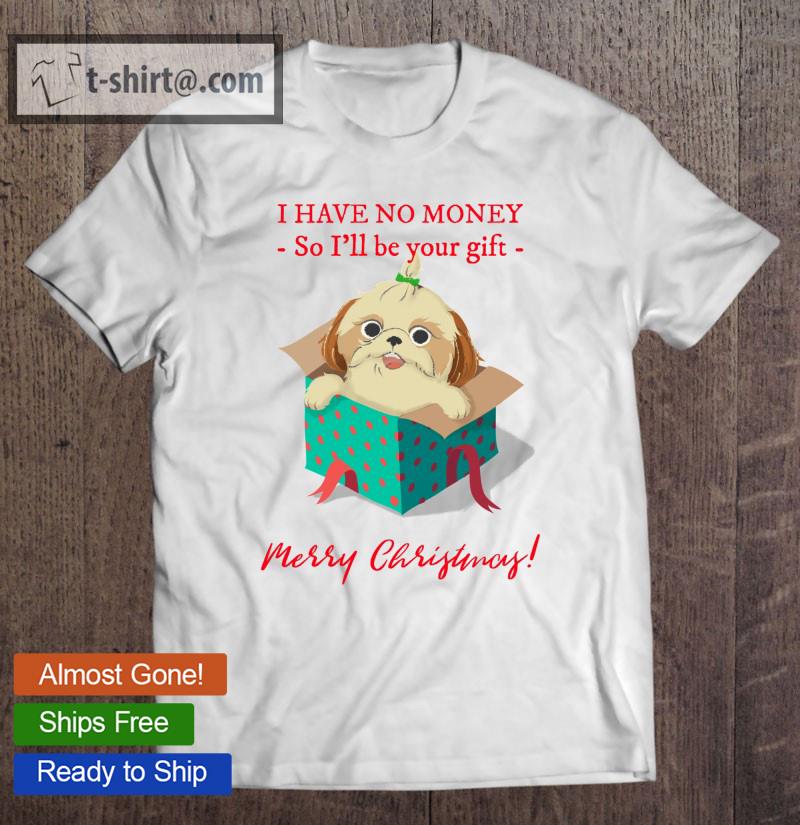 Cute Christmas Dog Classic T-shirt