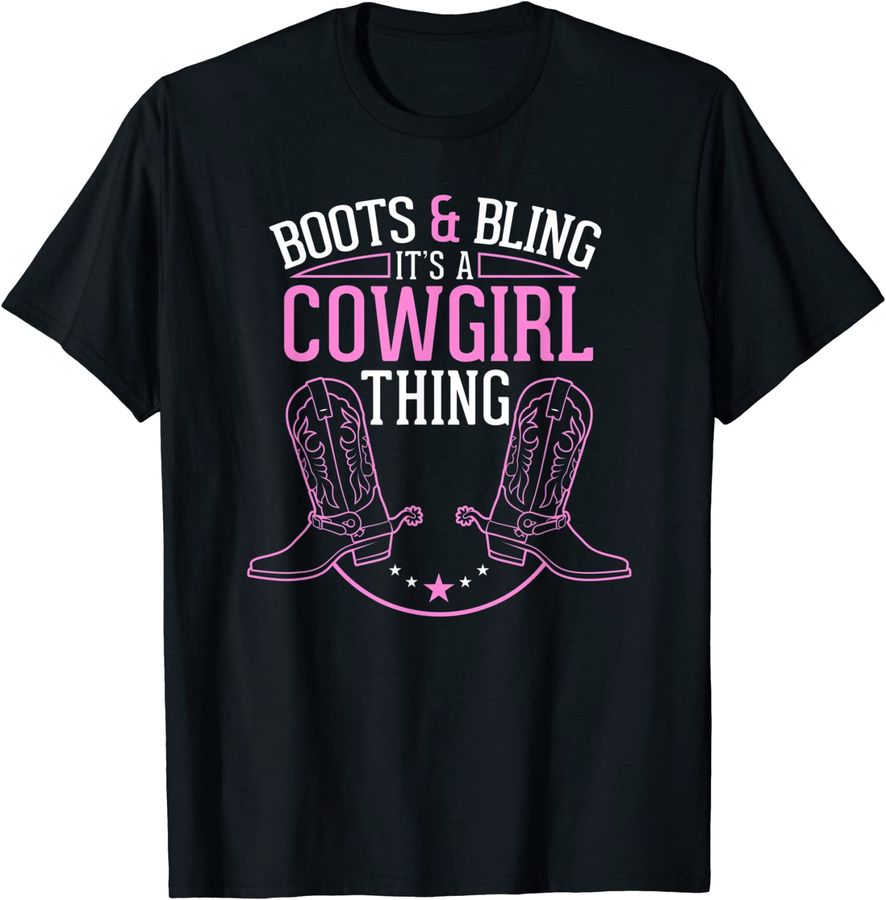 Cute Country Girl Boots Bling it's a cowgirl thing_1