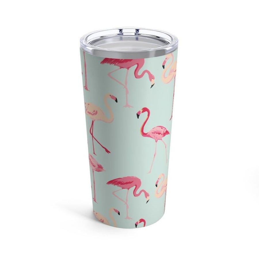 Cute Florida Flamingo Gift For Lover Day Travel Tumbler All Over Print