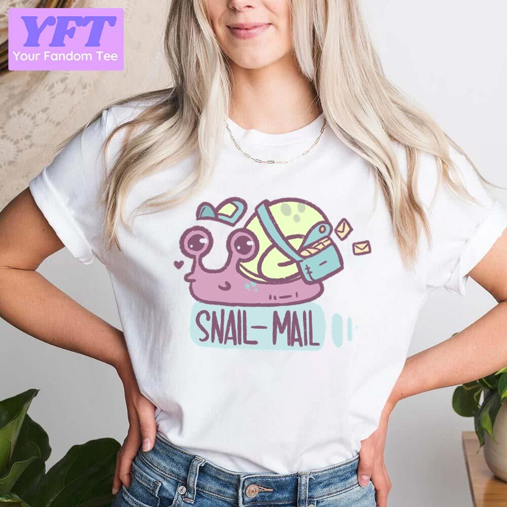 Cute Music Snail Mail 2022 Illustration Unisex T-Shirt
