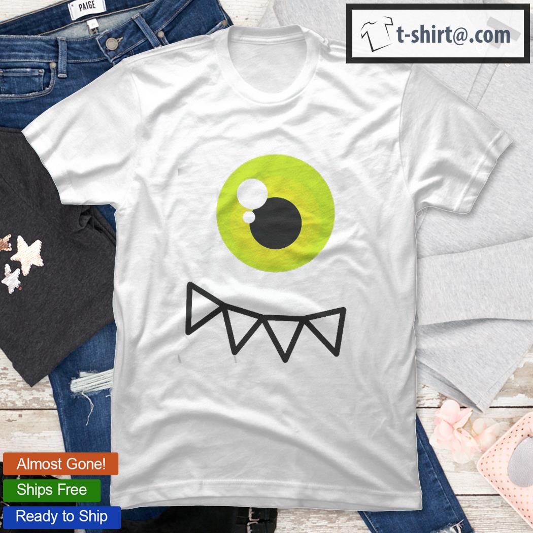 Cute One Eyed Monster Face Green Eye Halloween Costume Premium Shirt