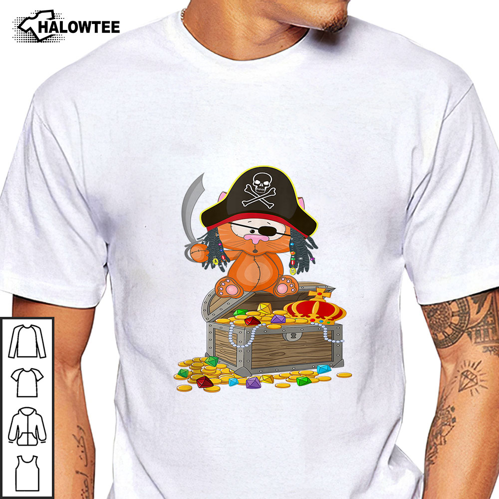 Cute Pirate Kitty T-shirt