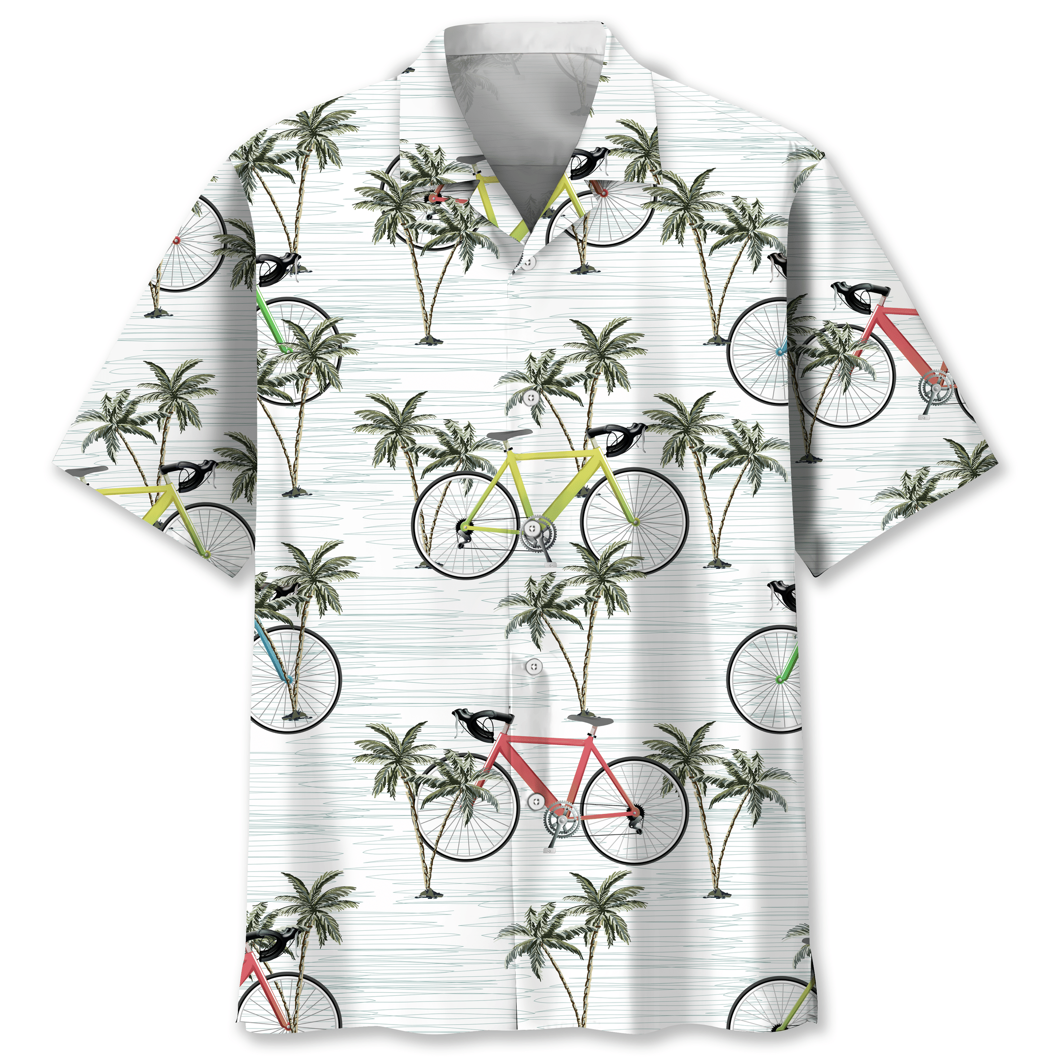 Cycling Coconut Hawaiian Shirt