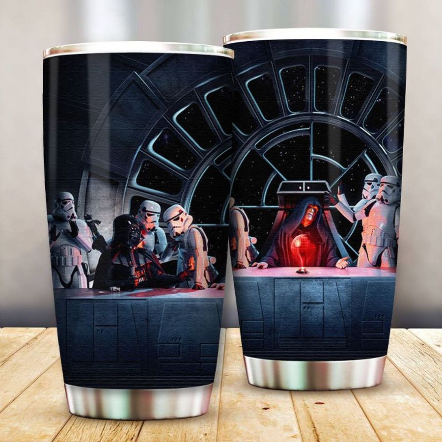 D.Vader E.Palpatine Last Supper 102 Gift For Lover Day Travel Tumbler