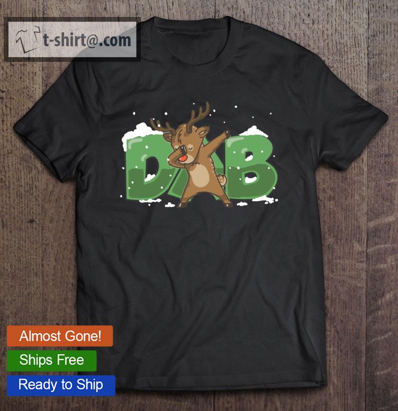 Dab Reindeer Shirt Christmas Dabbing Reindeer Sweater Essential T-shirt
