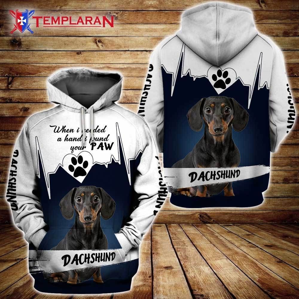 Dachshund All Over Printed Hoodie