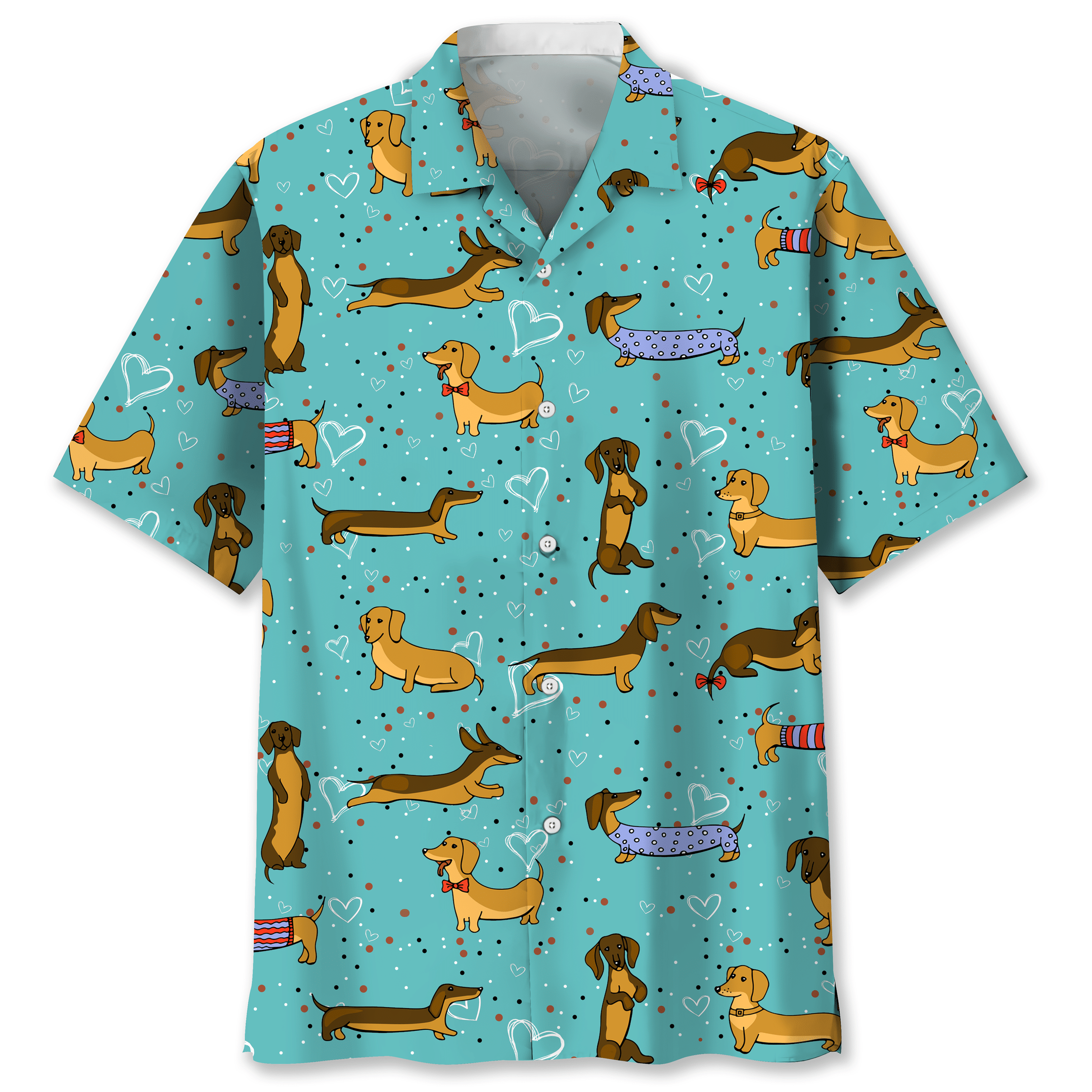 Dachshund Love Hawaiian Shirt