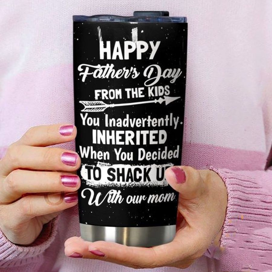 Dad Happy Father’s Day From The Kid Gift For Lover Day Travel Tumbler