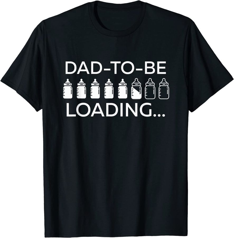 Dad To Be Loading Expecting Father Funny Pregnancy T-Shirt 1
