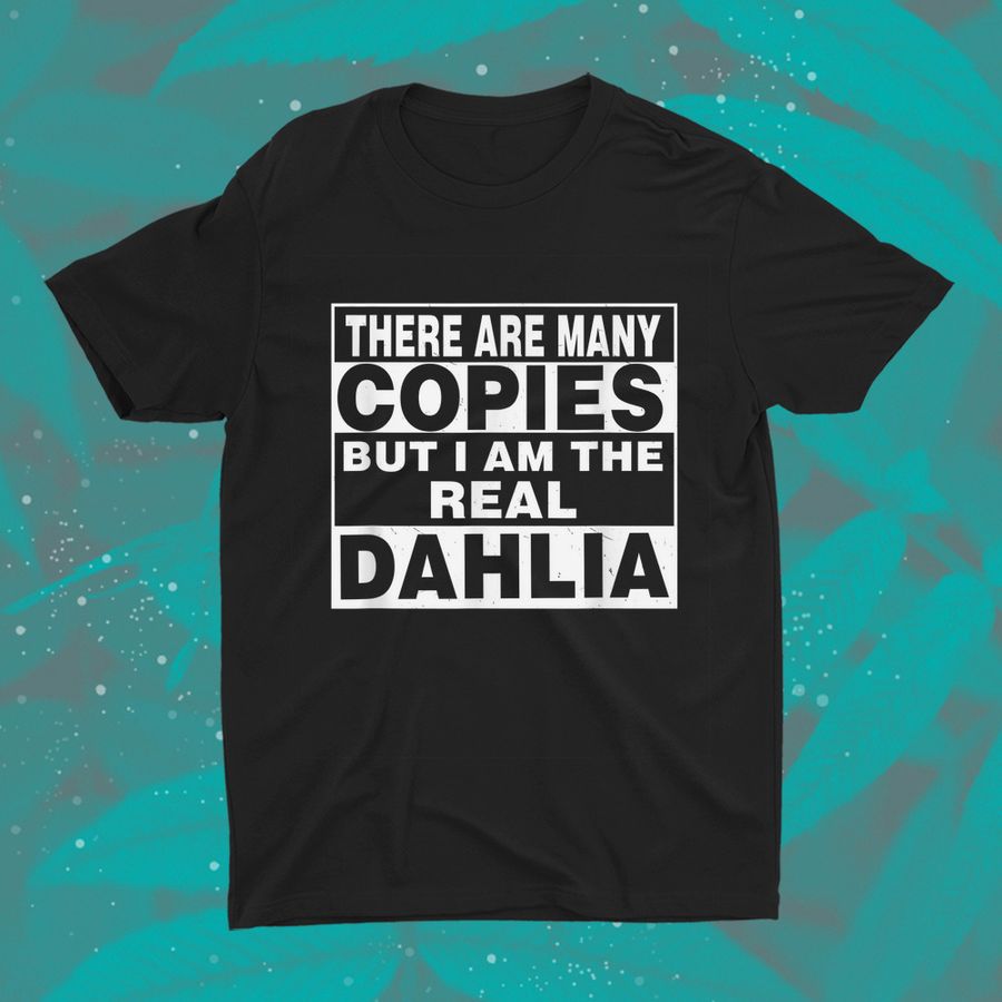 Dahlia Shirt Name Personalized Tee Firstname Surname Shirt