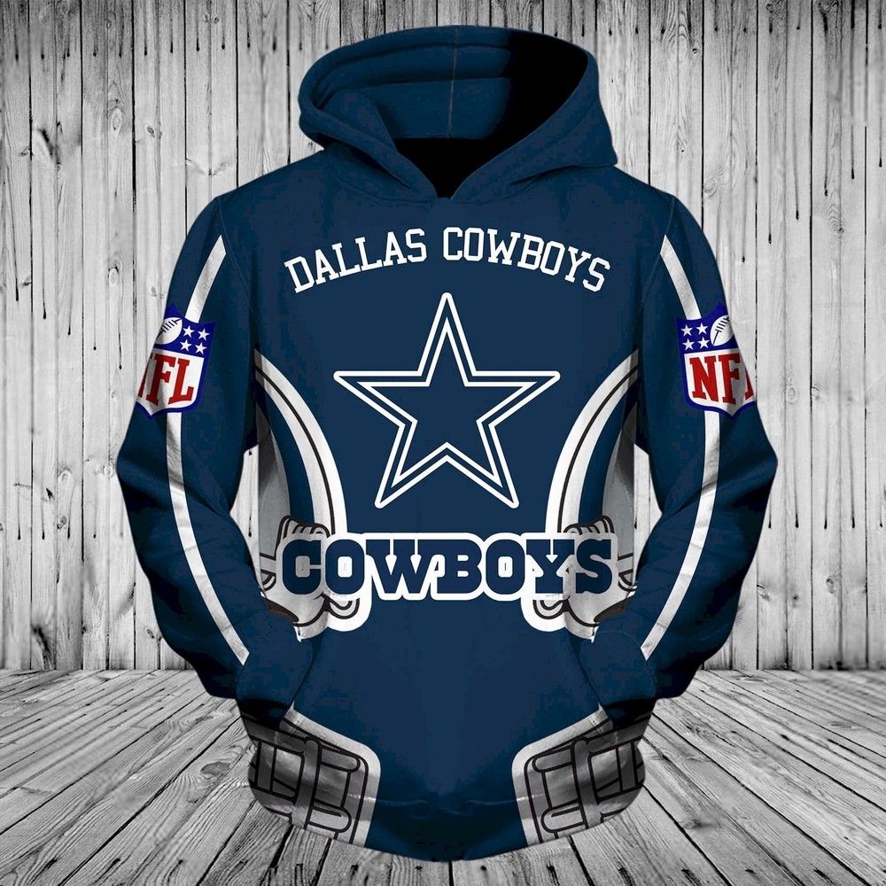 Dallas Cowboys New Full All Over Print S1567 Hoodie