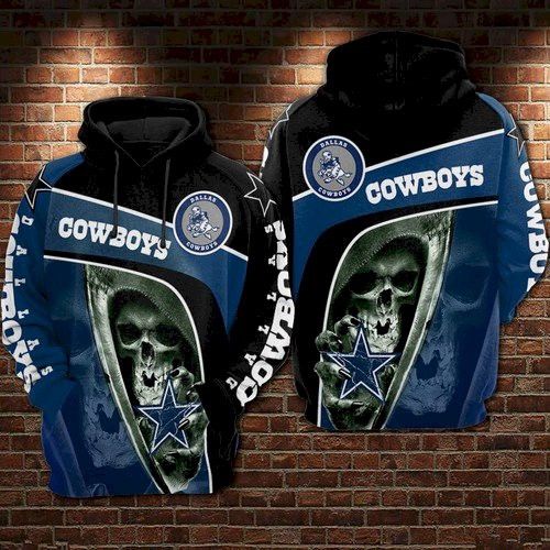 Dallas Cowboys Nfl Death Star Hoodie Sweatshirt Zip