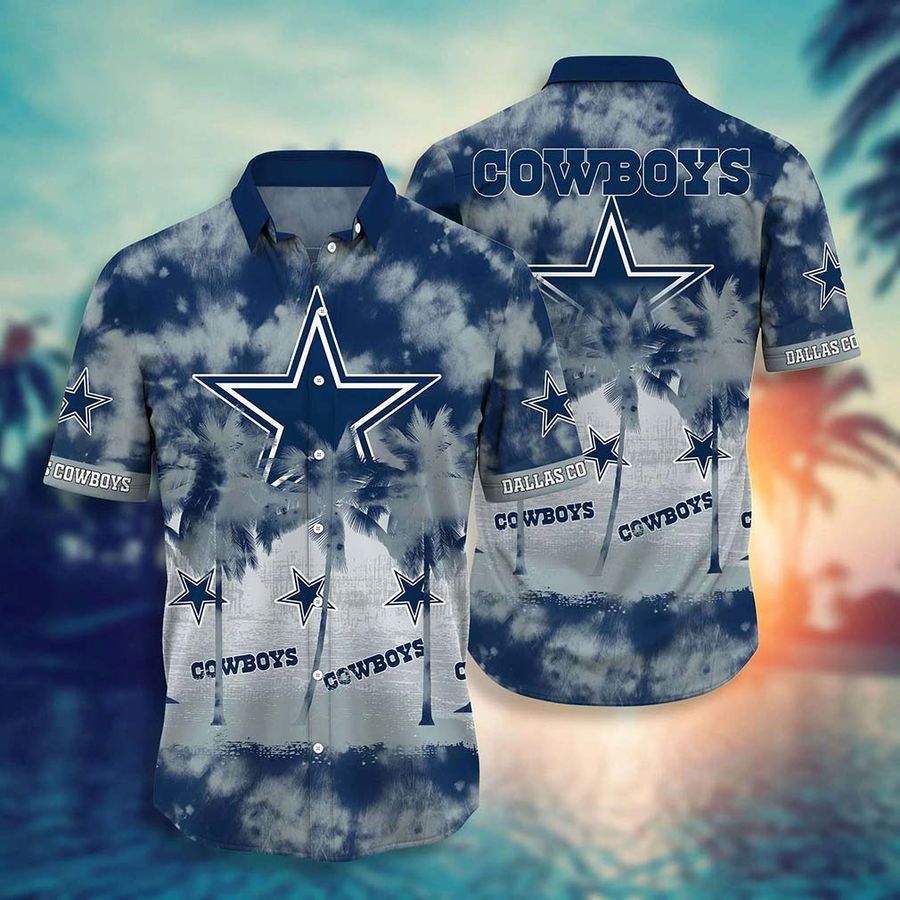 Dallas Cowboys NFL Hawaiian Shirt And Short Tropical Pattern Graphic Short Sleeve Hot Trend Summer Gift For Fans