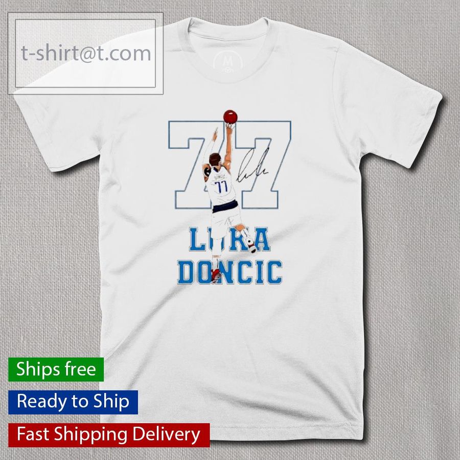 Dallas Mavericks Luka Doncic Basketball Signature 2022 Shirt