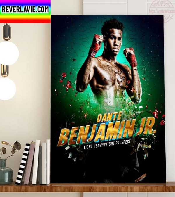 Dante Benjamin Jr Light Heavyweight Prospect Home Decor Poster Canvas