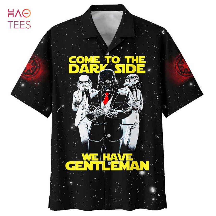 Darth Vader Come To The Dark Side We Have Gentleman Summer Time Hawaiian Shirt