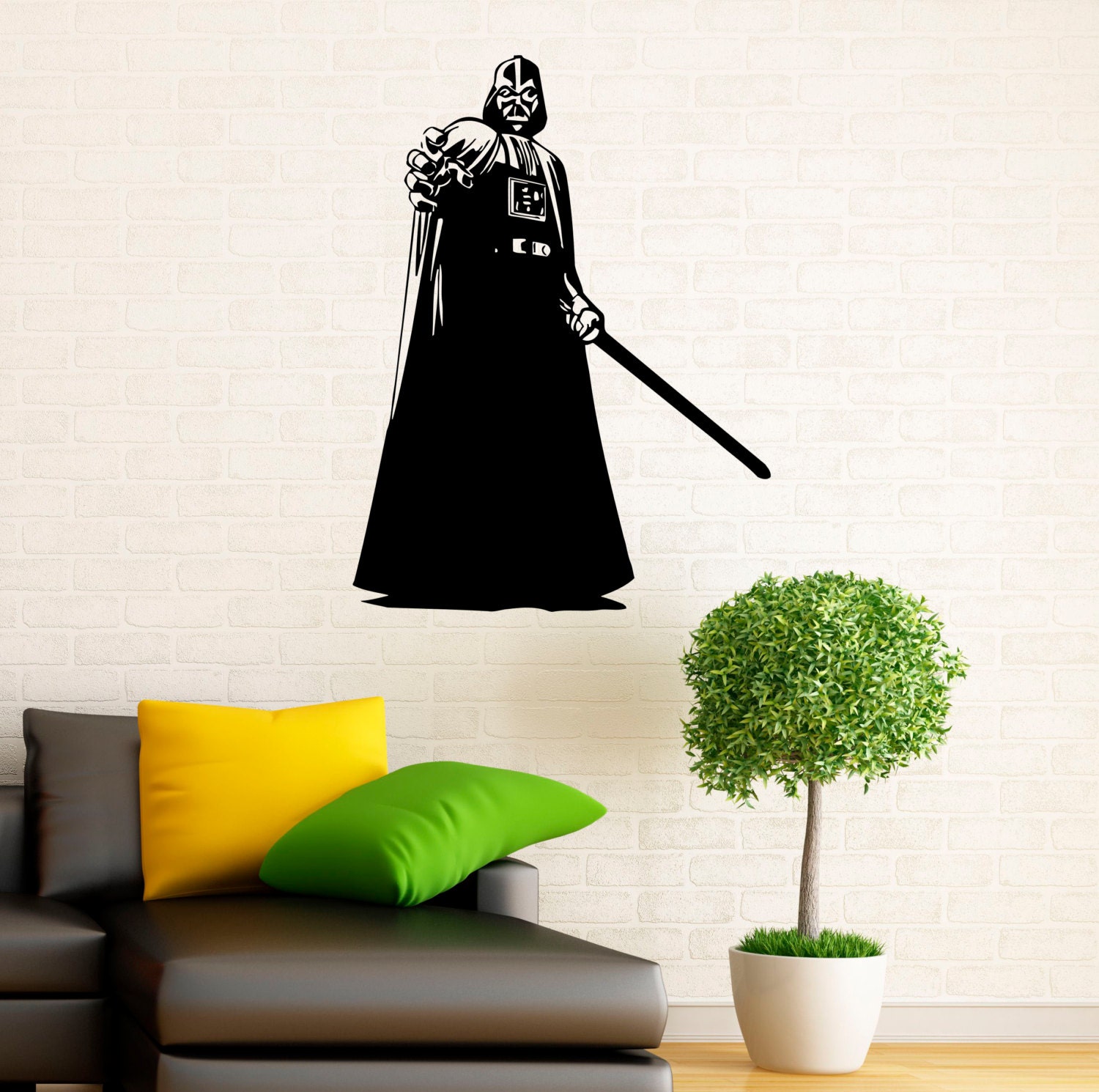 Darth Vader Wall Decal Vinyl Stickers Star Wars Home Interior Art Design Murals Bedroom Wall Decor (10s01w)