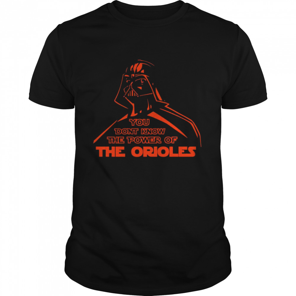 Darth Vader You don’t know the power of The Orioles shirt
