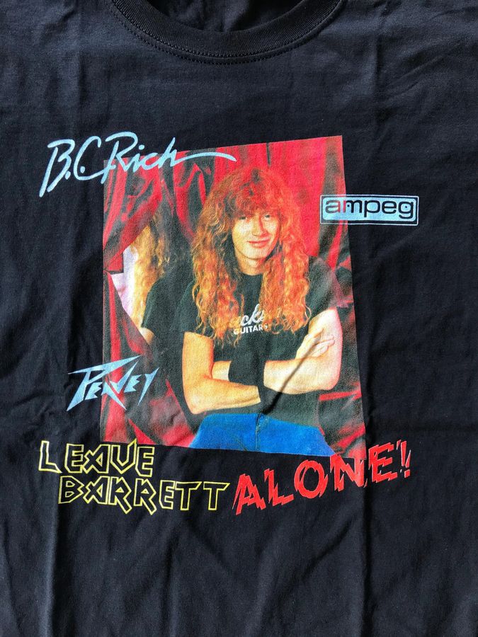 Dave Mustaine Leave Barrett Alone Unisex T-Shirt