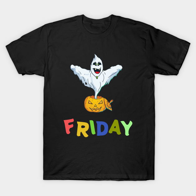 Day of the week Halloween Group Costume Friday T-shirt