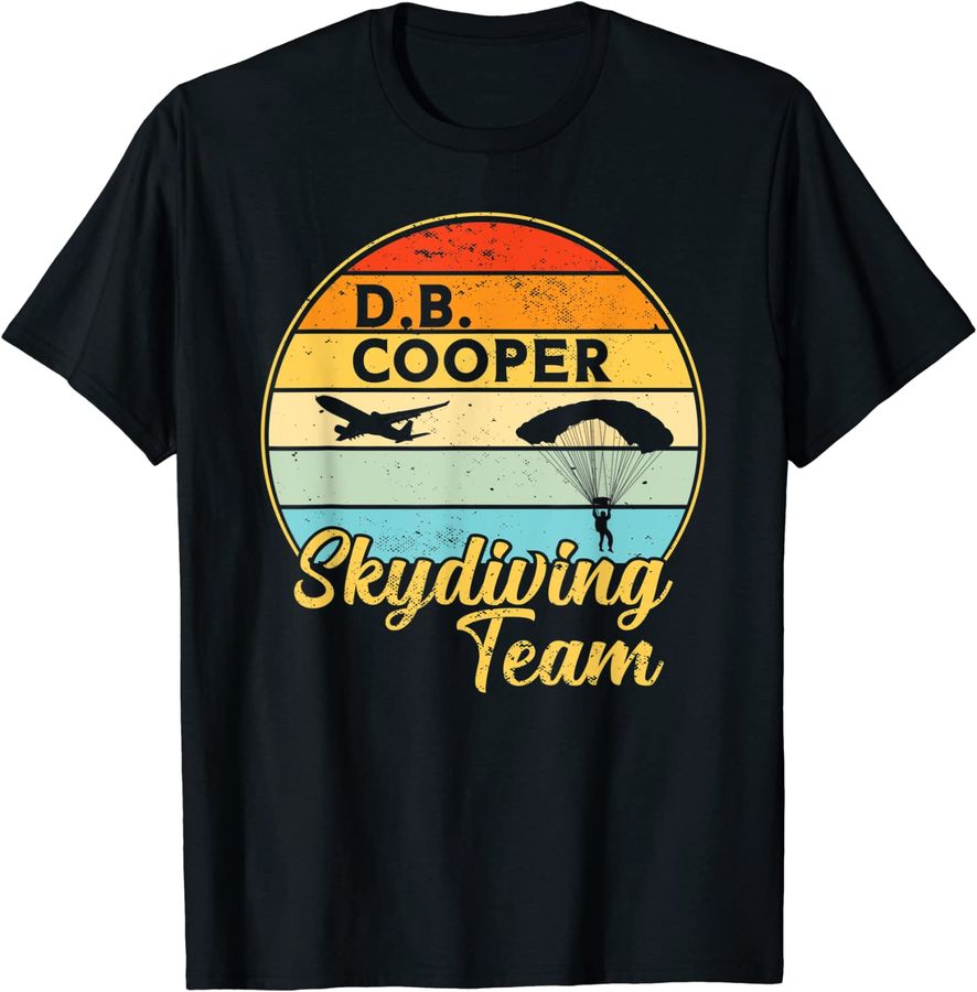 Db Cooper Skydiving Team 1971 Vintge Skyjacking History