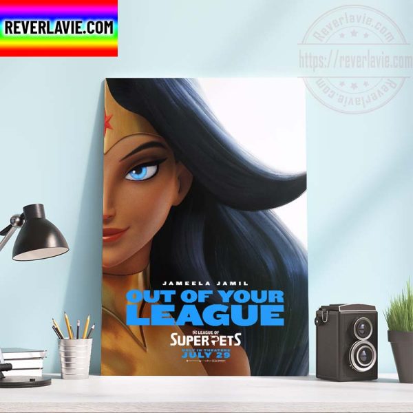 DC Comics Jameela Jamil Out Of Your League DC League Of Super Pets Official Posters Home Decor Poster Canvas