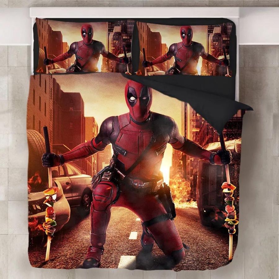 Deadpool Xmen #10 Duvet Cover Quilt Cover Pillowcase Bedding Sets