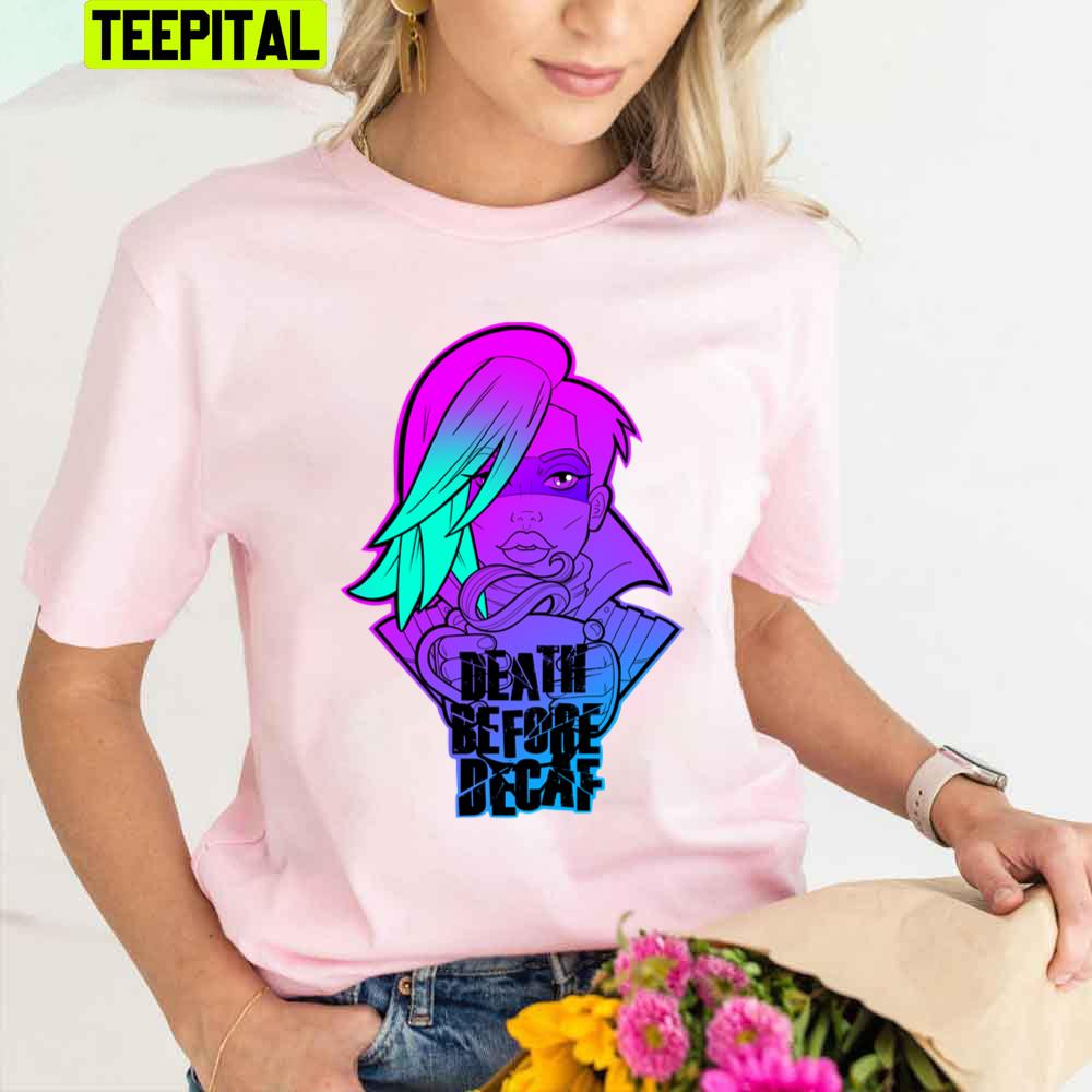 Death Before Decaf Borderlands Lorelei Unisex T-Shirt