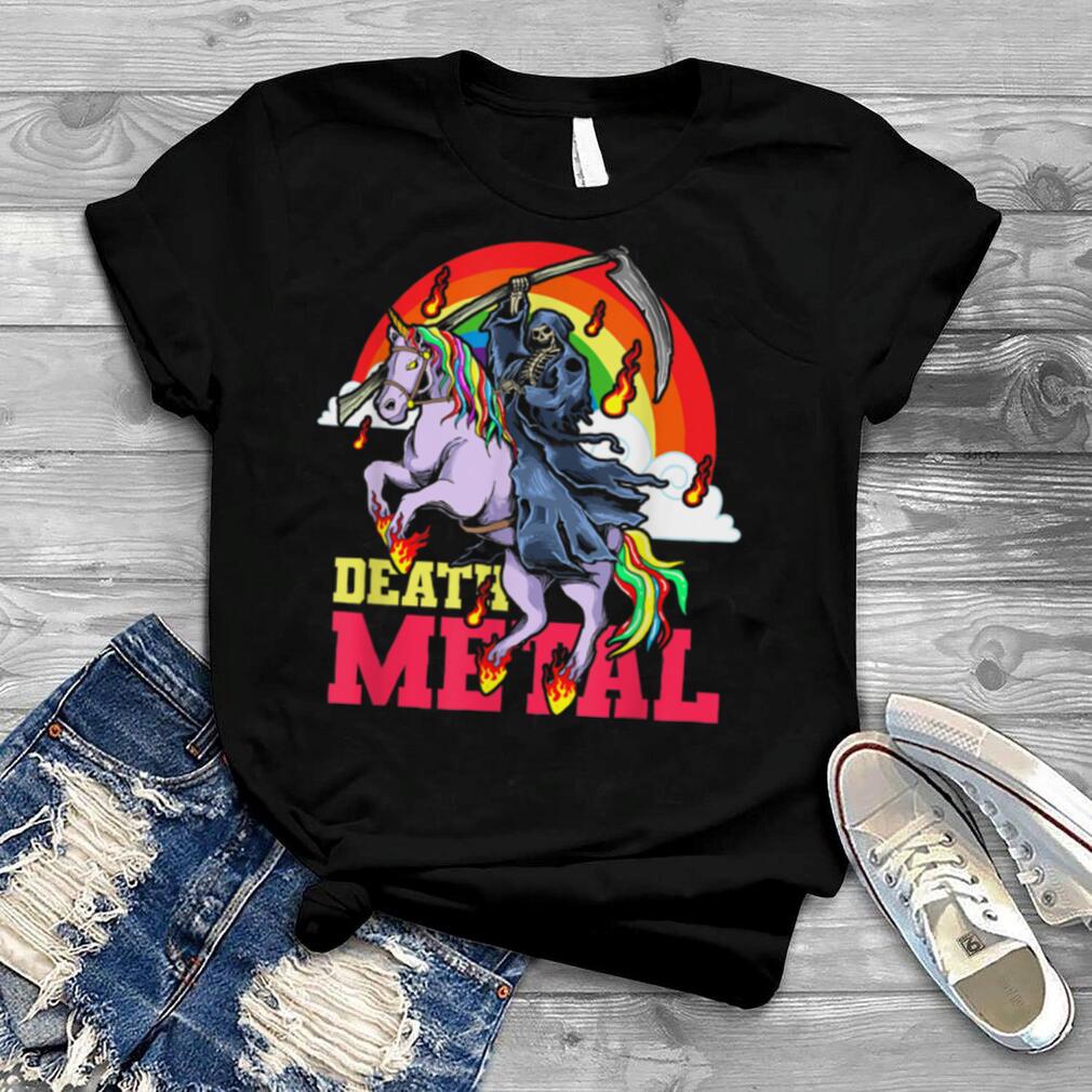 Death Metal Skeleton, Weird, Scythe Reaper T Shirt