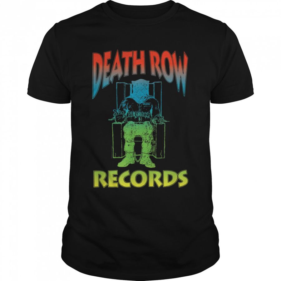 Death Row Records Gradient Color T-Shirt B07HGLWFDB
