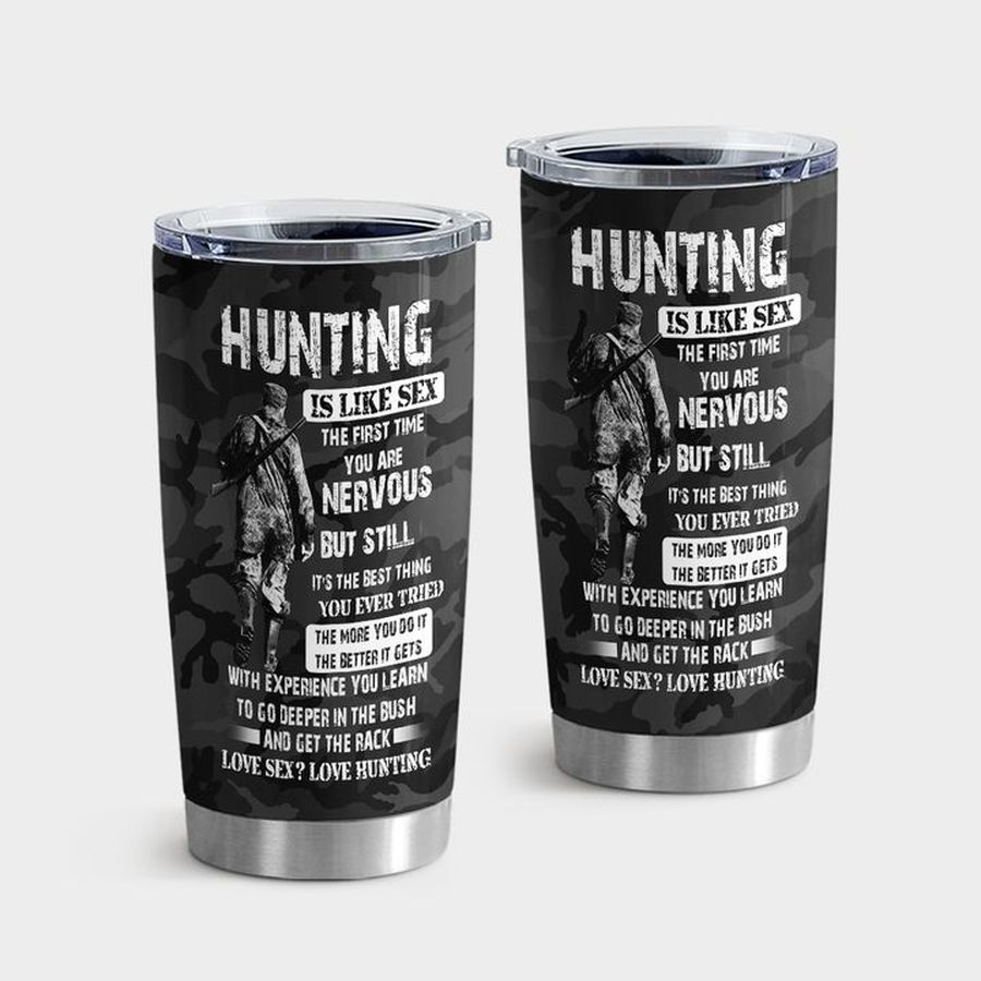 Deer Hunting Insulated Tumbler, Hunting Is Like Tumbler Tumbler Cup 20oz , Tumbler Cup 30oz, Straight Tumbler 20oz