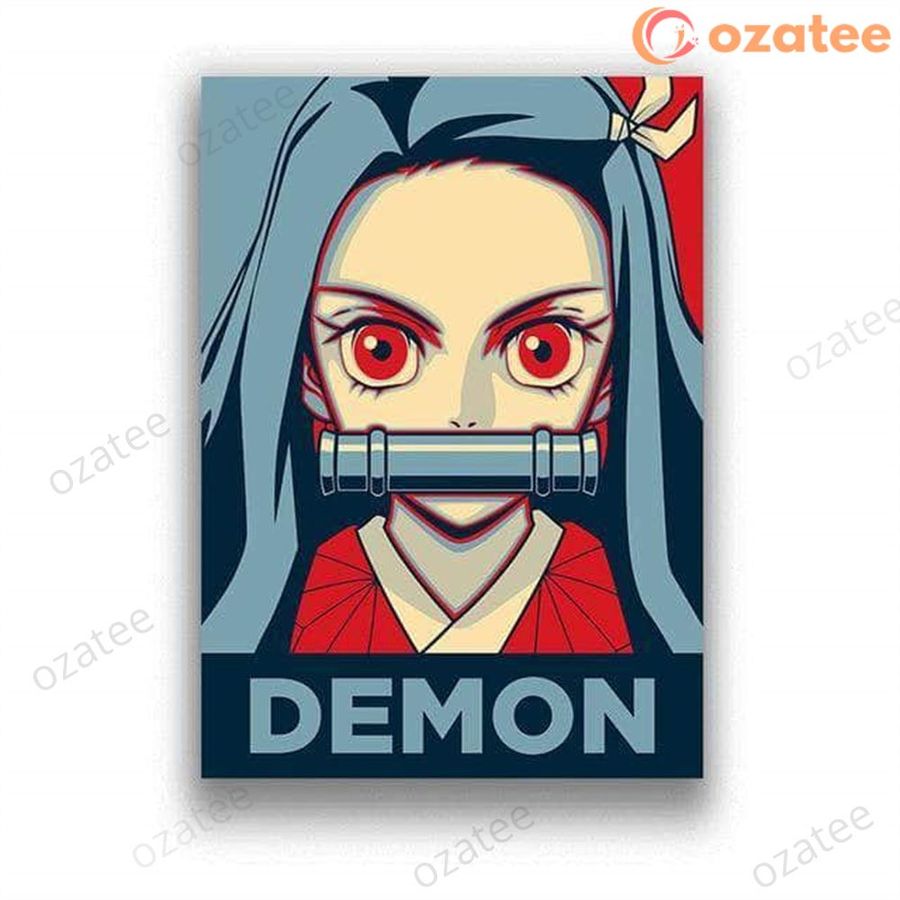 Demon Slayer Demon Canvas Print, Demon Slayer Poster