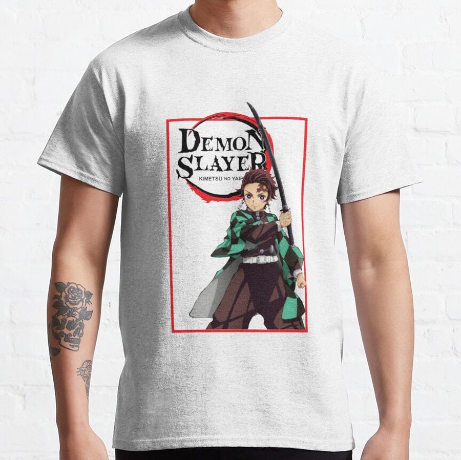 Demon Slayer Tanjiro (White) Classic T-Shirt