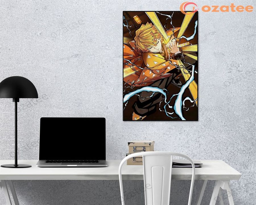 Demon Slayer Zenitsu Thunder Breathing Style Poster