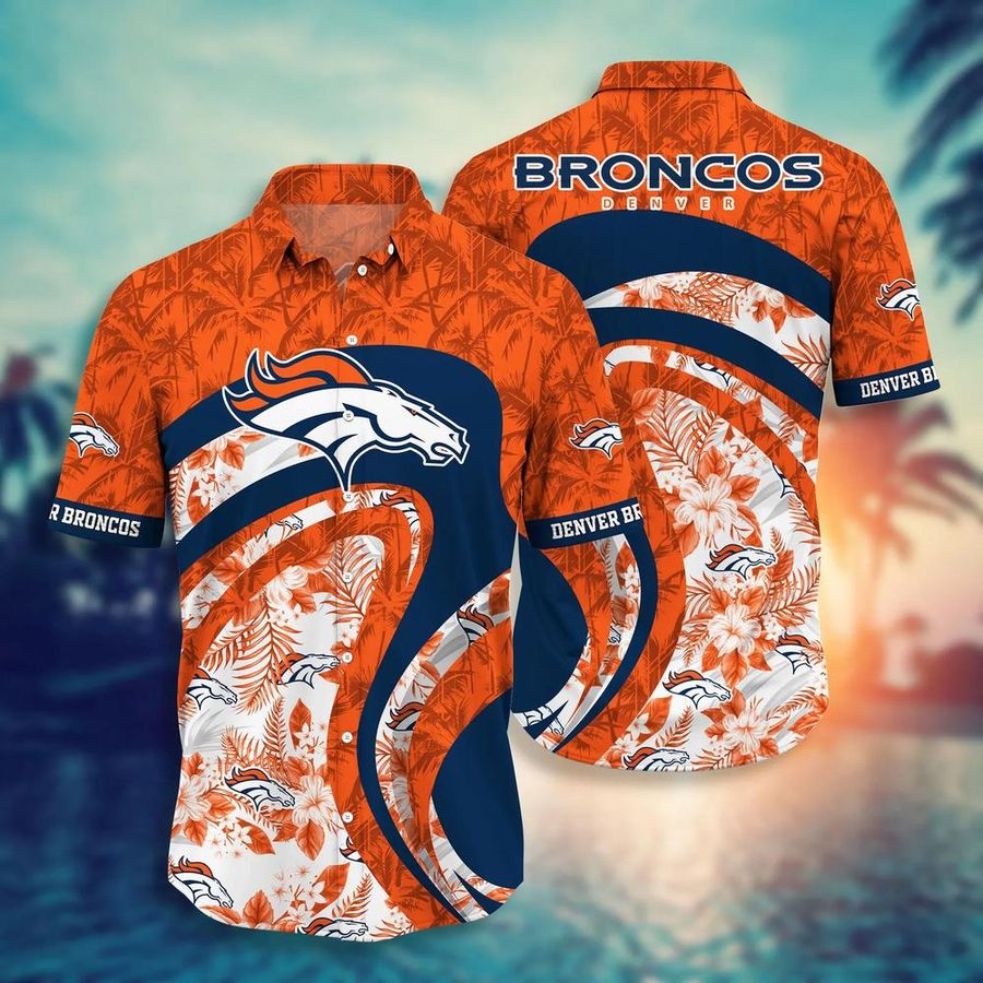Denver Broncos NFL Hawaii Shirt And Short Graphic Floral Tropical Pattern This Summer For Fan – Luzgear