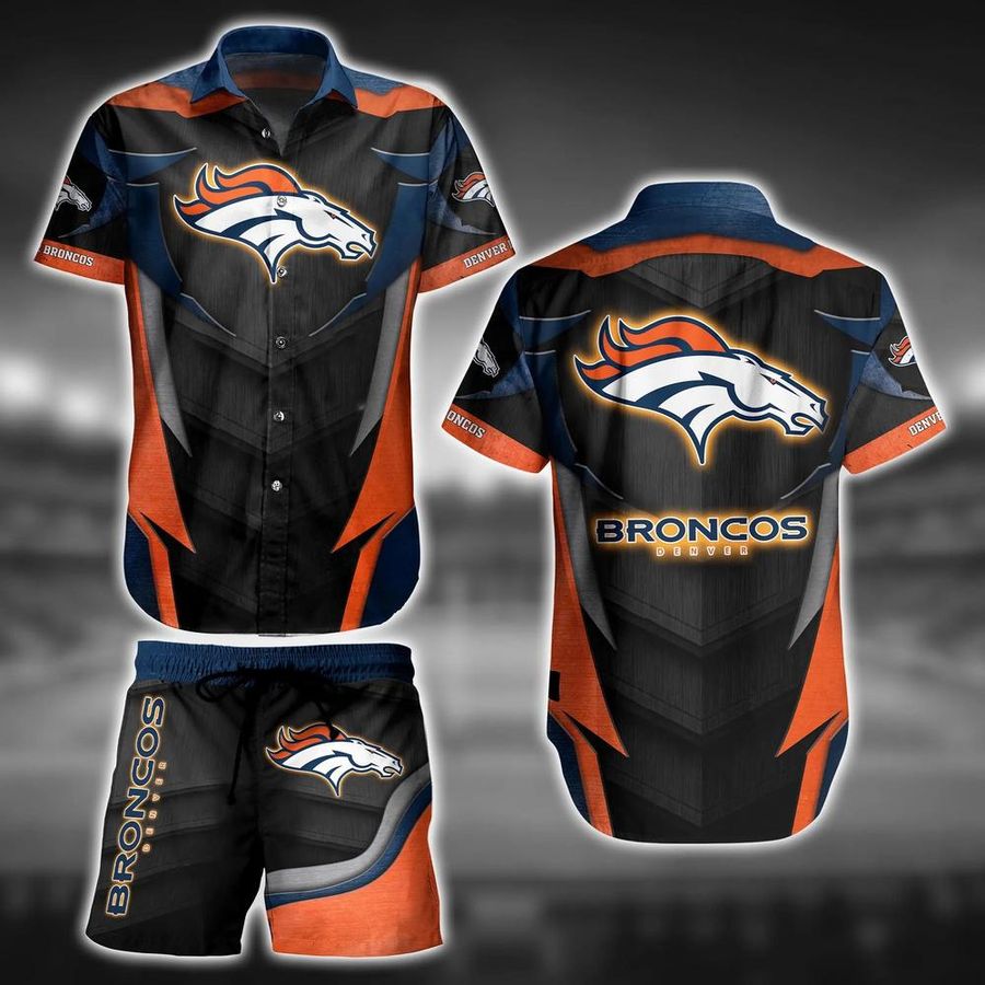 Denver Broncos NFL Hawaiian Shirt And Short New Collection Trending Summer Perfect Gift For Fans