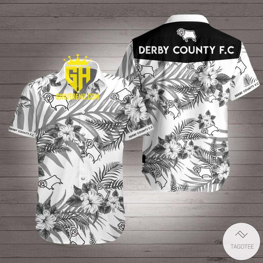 Derby County Hawaiian Shirt And Shorts
