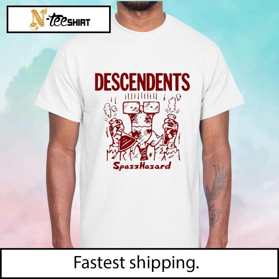 Descendents SpazzHazard Punk Rock Band shirt