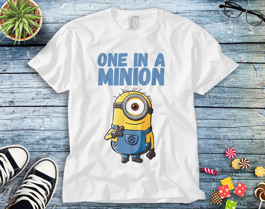 Despicable Me Minions One In A Minion Graphic The Rise Of Gru Unisex Tee Adult T-shirt